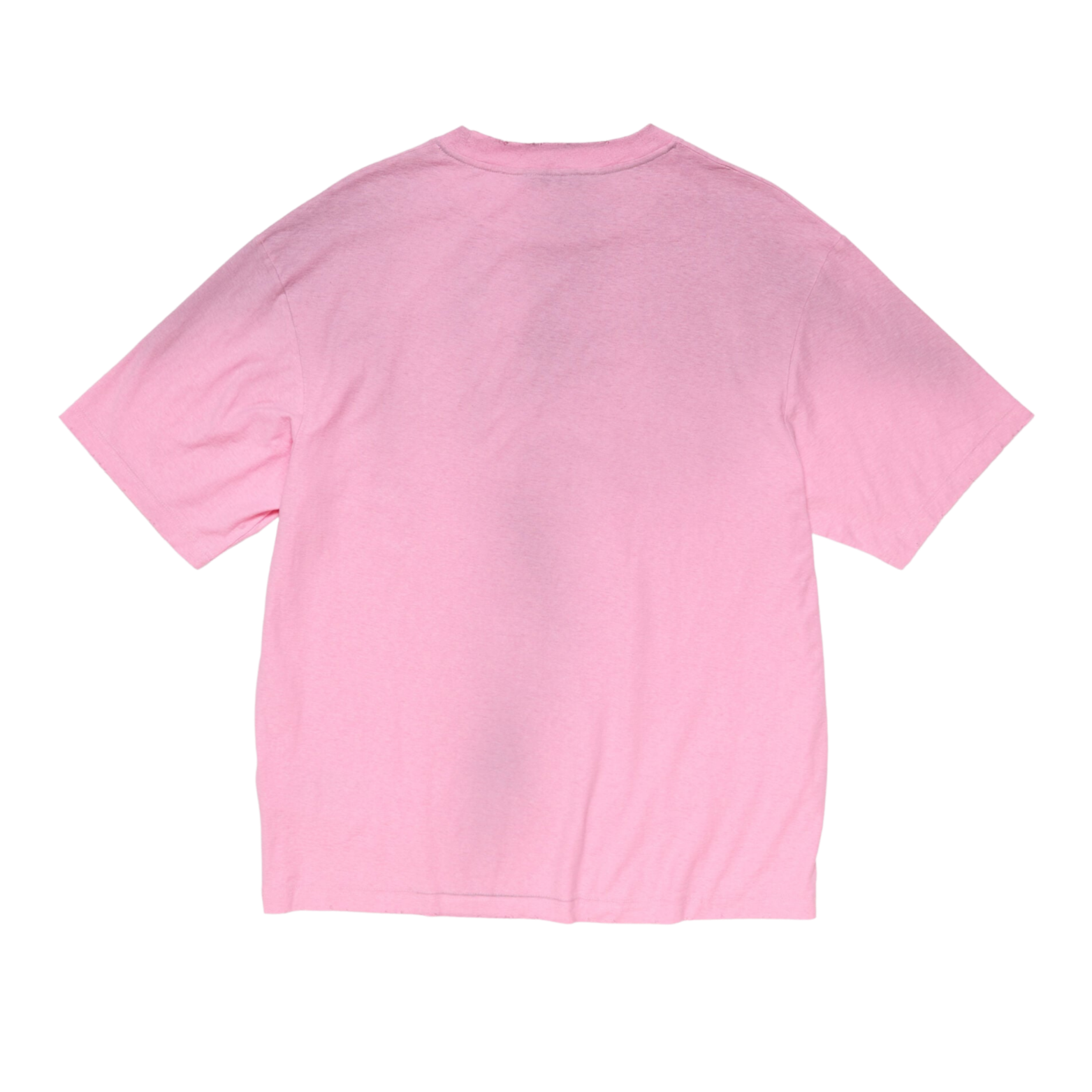 Acne Studios Sprayed Logo Tee Cotton Candy Pink