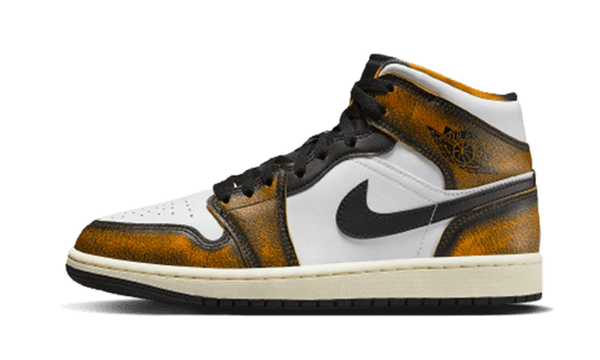 Air Jordan 1 Mid SE Orange Wear-Away - DQ8417-071 / DQ8418-071