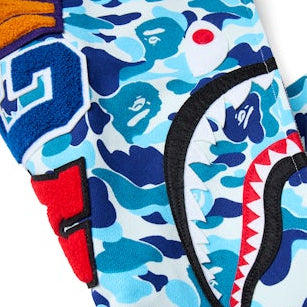 BAPE ABC Camo Shark Full Zip Hoodie Light Blue