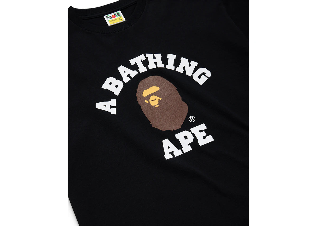 BAPE College Tee Black