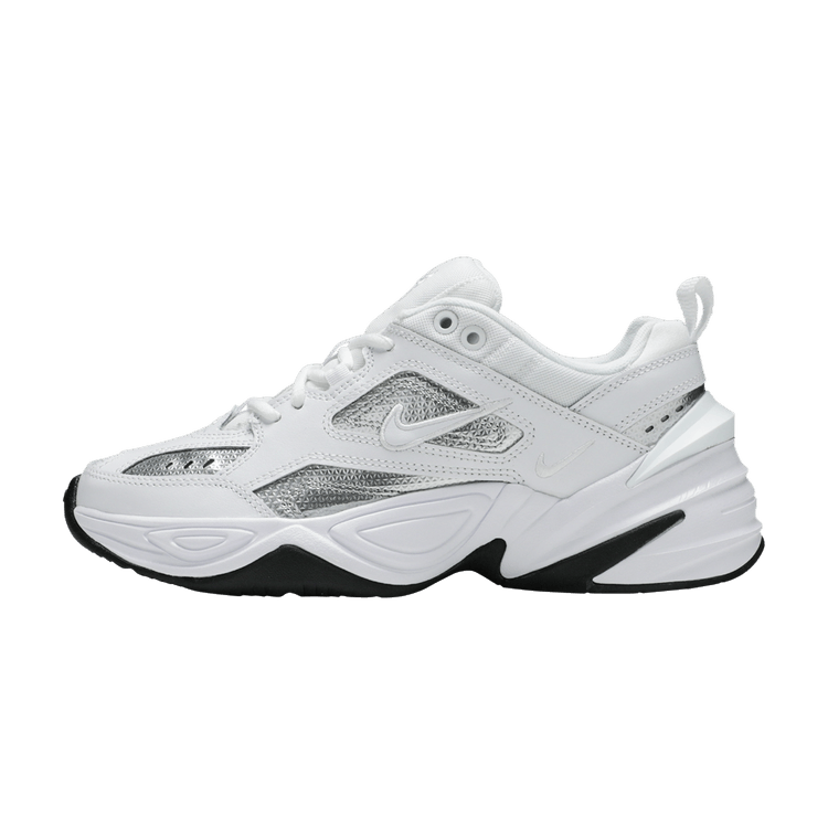Nike M2K Tekno White Metallic Silver Black