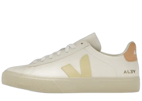 Veja Campo Chromefree Leather White Sun Peach