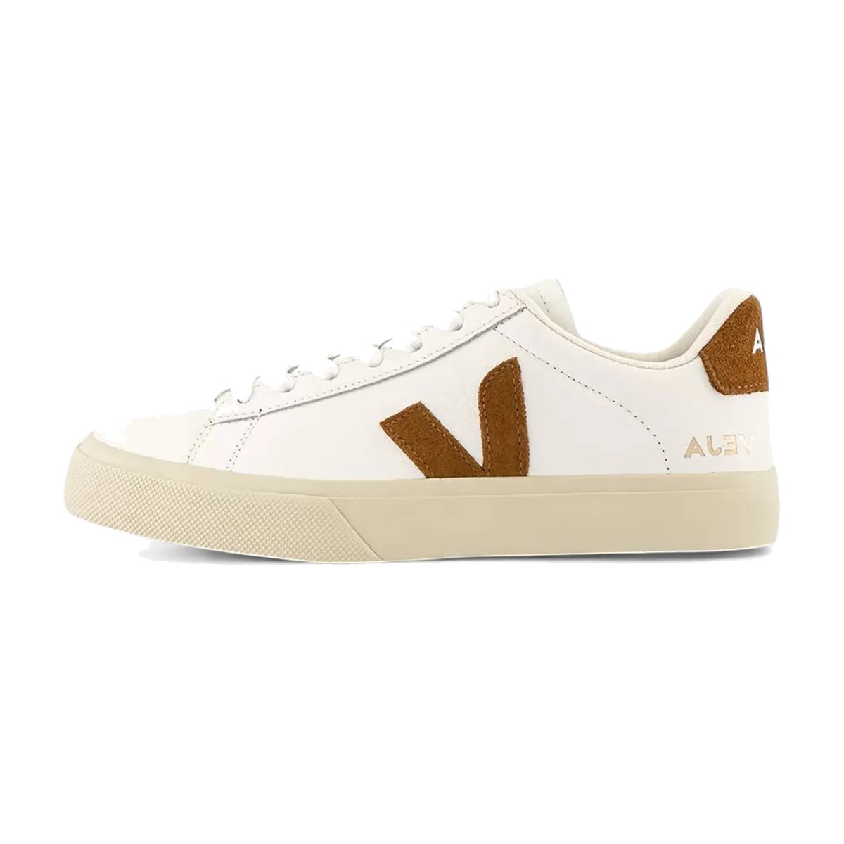 Veja Campo Leather White Cognac