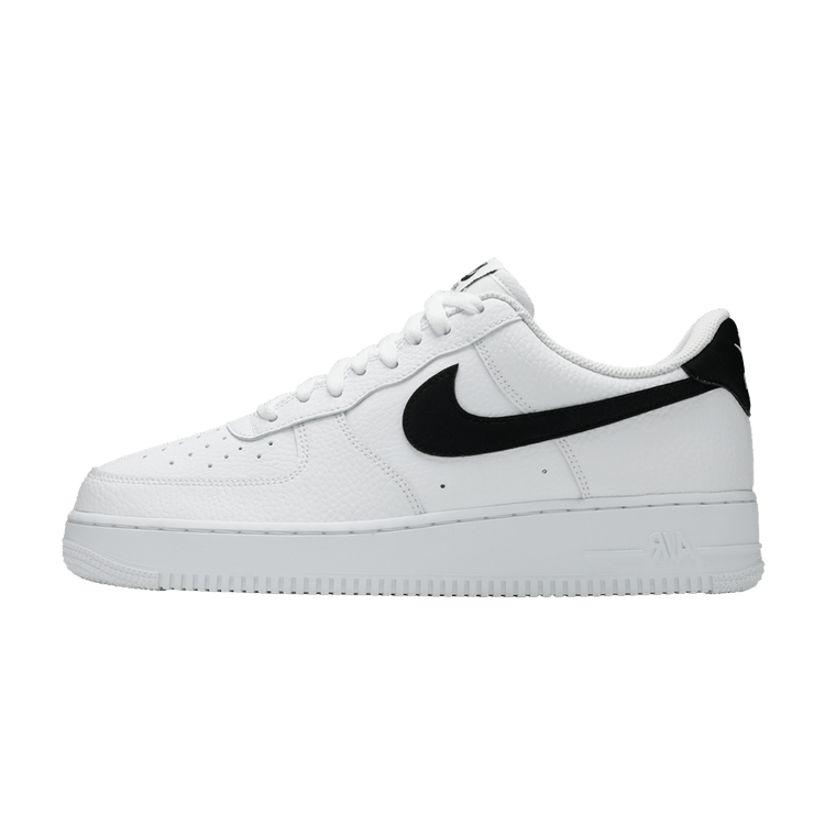 Nike Air Force 1 Low '07 White Black Pebbled Leather