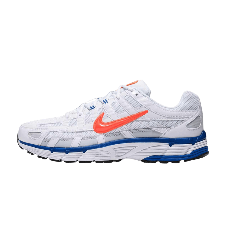Nike P-6000 White Crimson Racer Blue