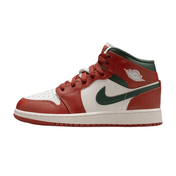 Jordan 1 Mid Redstone Midnight Green (GS)