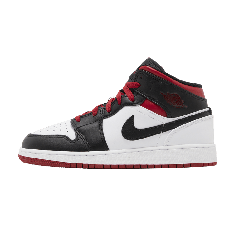 Jordan 1 Mid Gym Red Black Toe (GS)