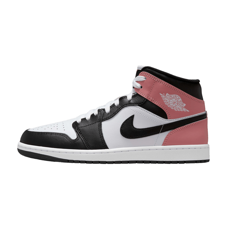 Jordan 1 Mid White Rust Pink Black