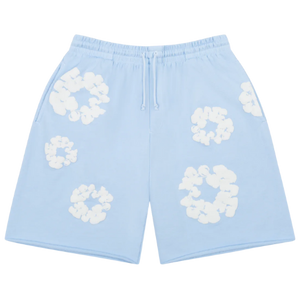 Denim Tears The Cotton Wreath Shorts Powder Blue
