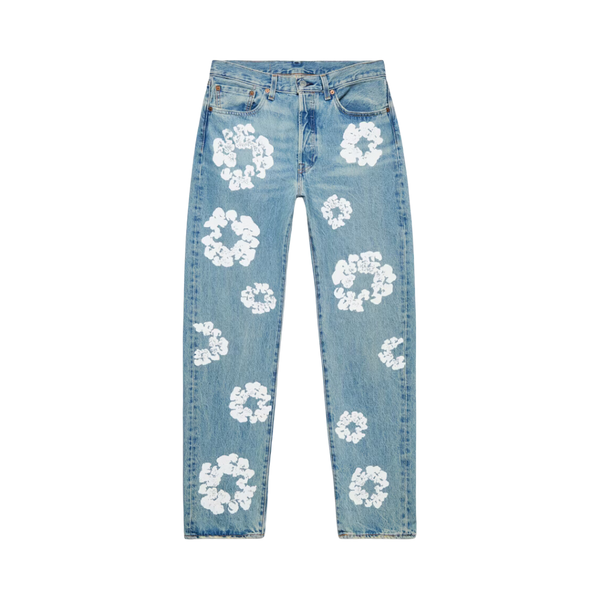 Denim Tears X Levi's Cotton Wreath Jean Light Wash