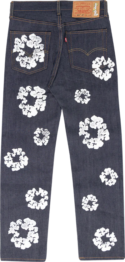 Denim Tears x Levi's Cotton Wreath Jean Indigo