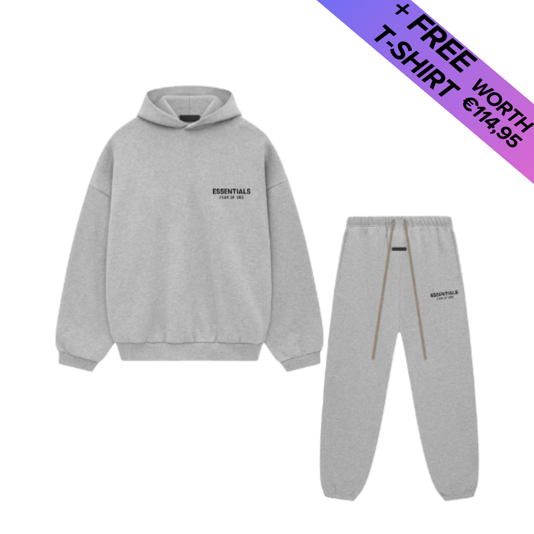 Fear of God Essentials FW24 Light Heather Full set
