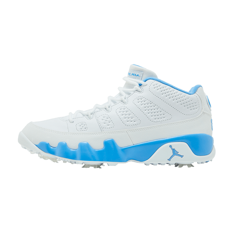 Jordan 9 Retro Low Golf White University Blue