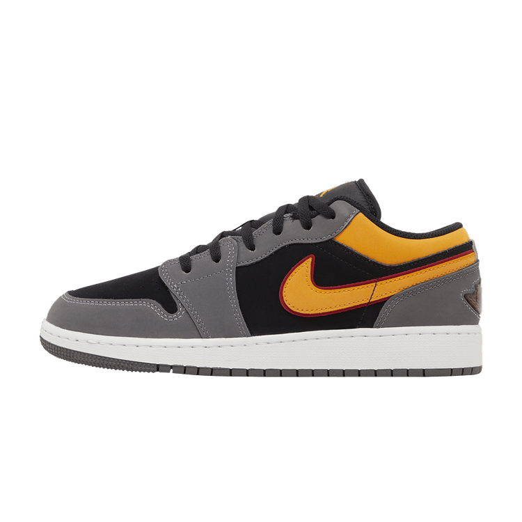Jordan 1 Low SE Light Graphite Vivid Orange (GS)