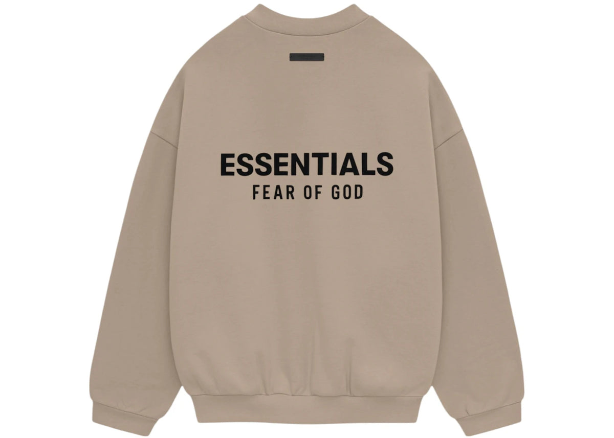Fear of God Essentials Fleece Crewneck Desert Sand