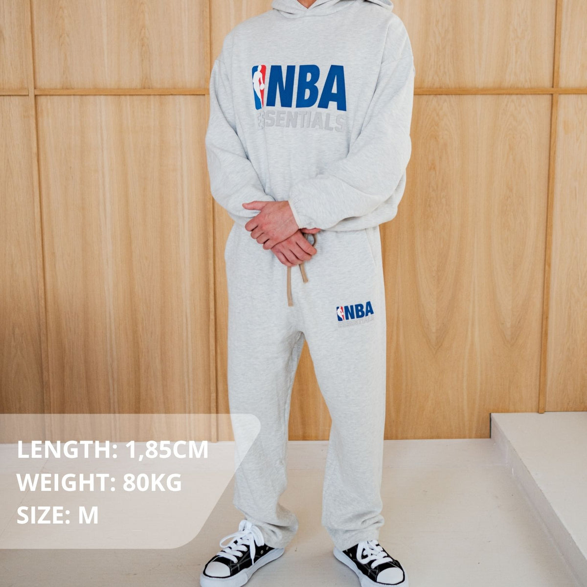 Fear Of God Essentials NBA Light Heather Hoodie
