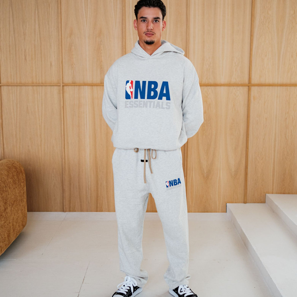 Fear Of God Essentials NBA Light Heather Hoodie