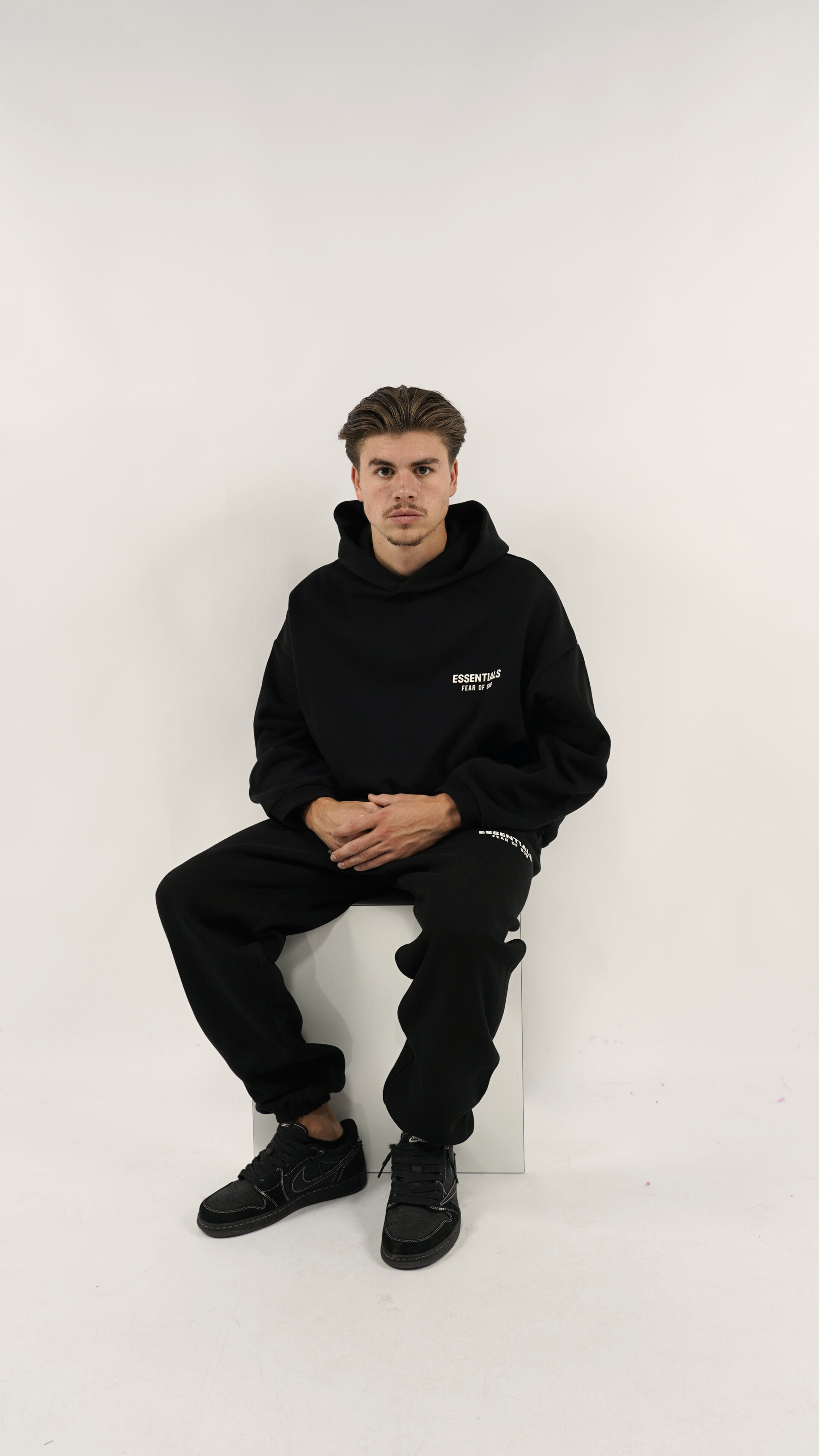 Fear of God Essentials FW24 Black White Full set