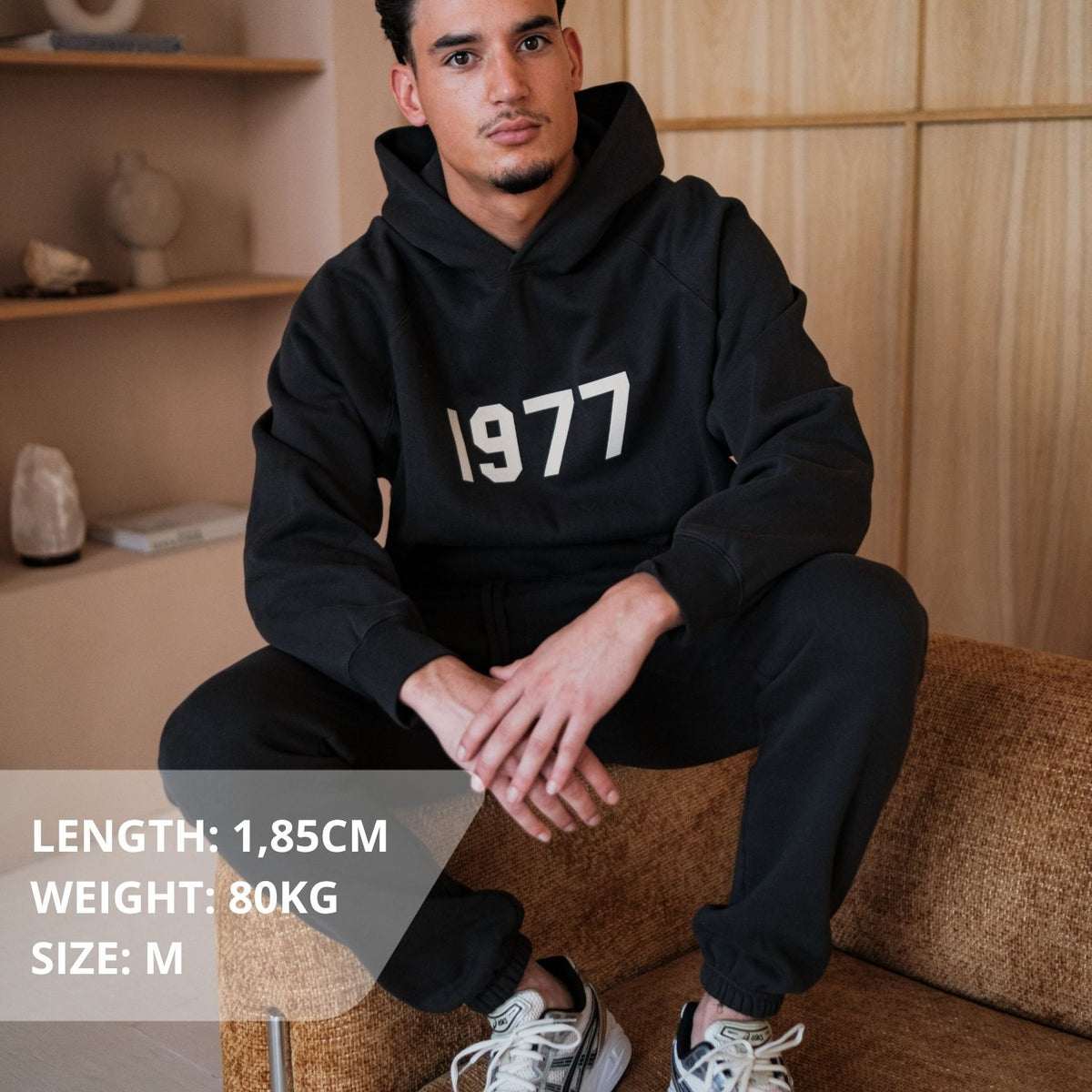 Fear of God Essentials 1977 Iron Black Full set