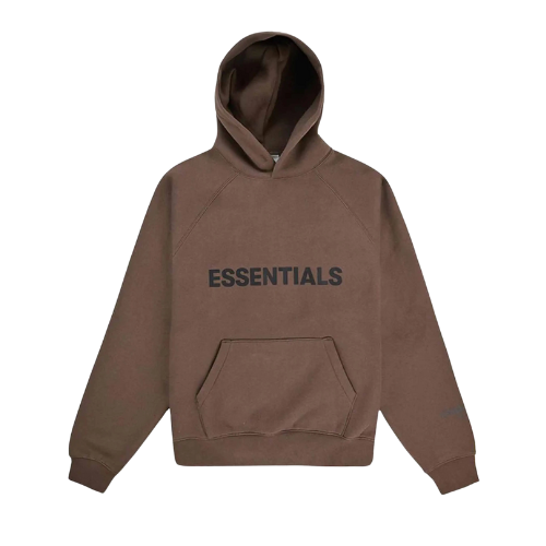Fear of God Essentials FW20 Hoodie Applique Brown
