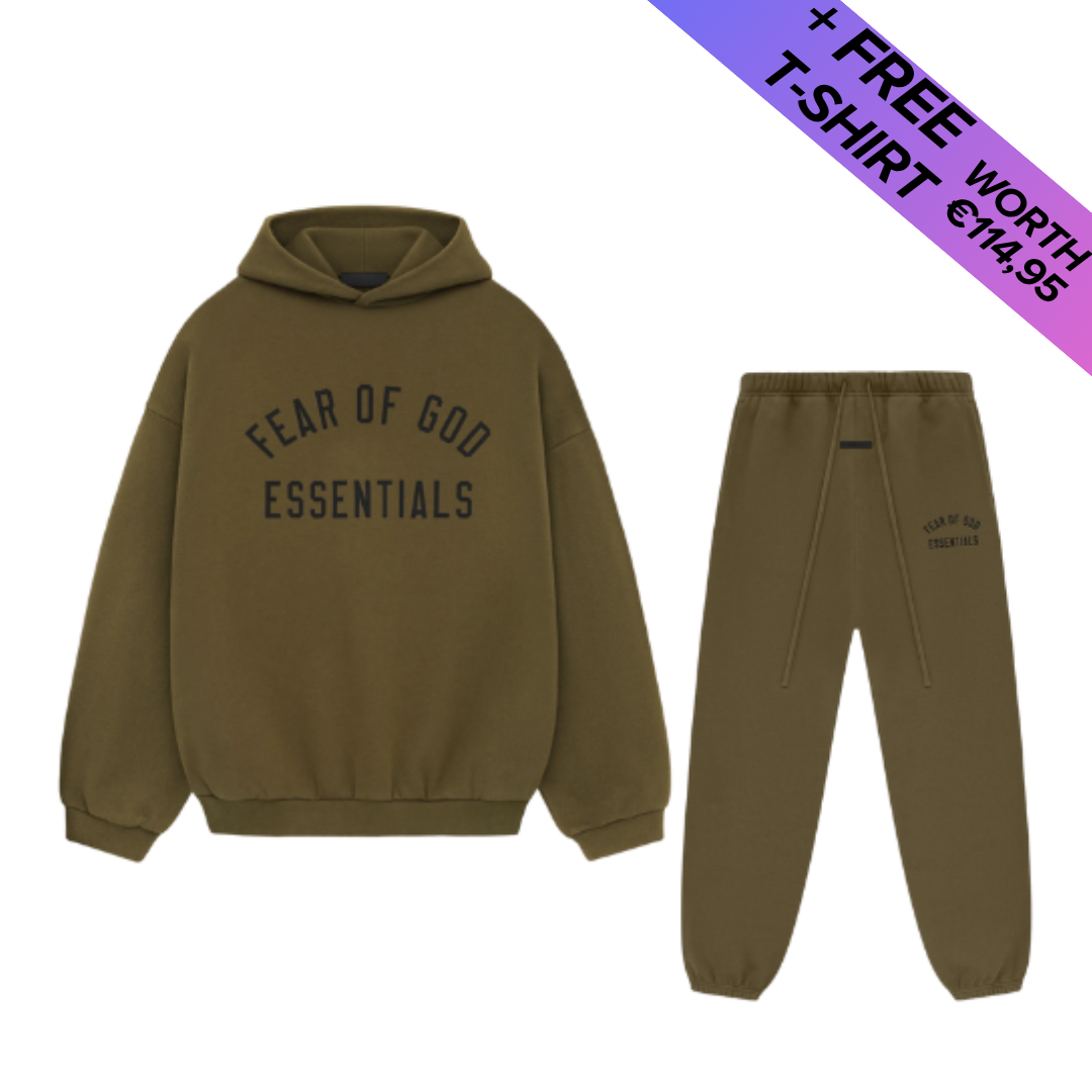 Fear of God Essentials FW24 Olive Full set