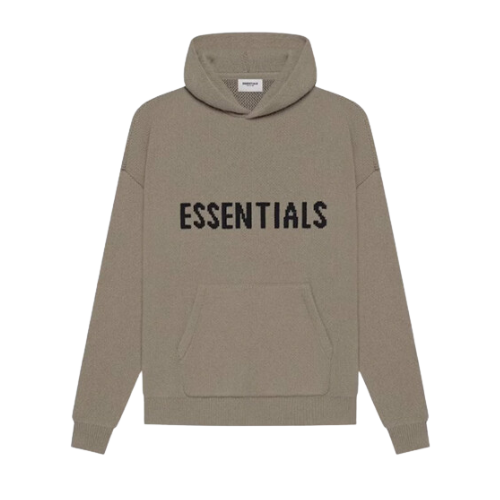 Fear of God Essentials Knit Pullover Hoodie (SS21) Taupe