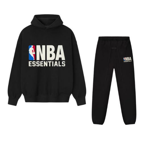 Fear of God Essentials NBA Black White Full set