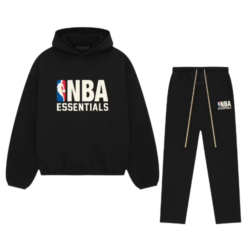 Fear of God Essentials NBA Black White Full set