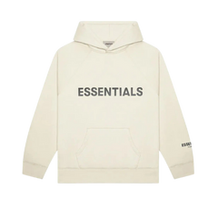 Fear of God Essentials SS20 Hoodie Applique Cream