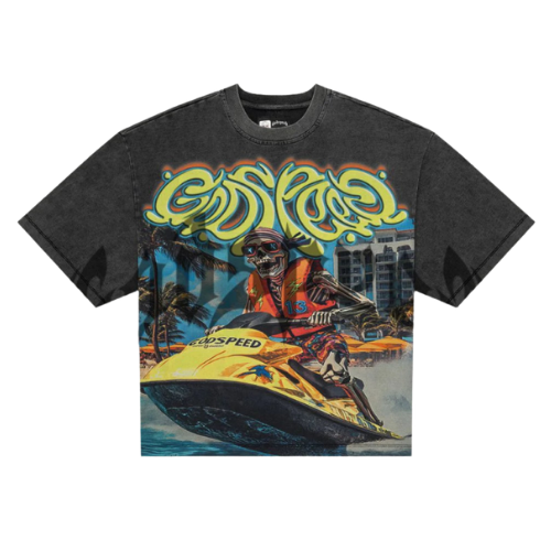 Godspeed Wave Runner Tee Black