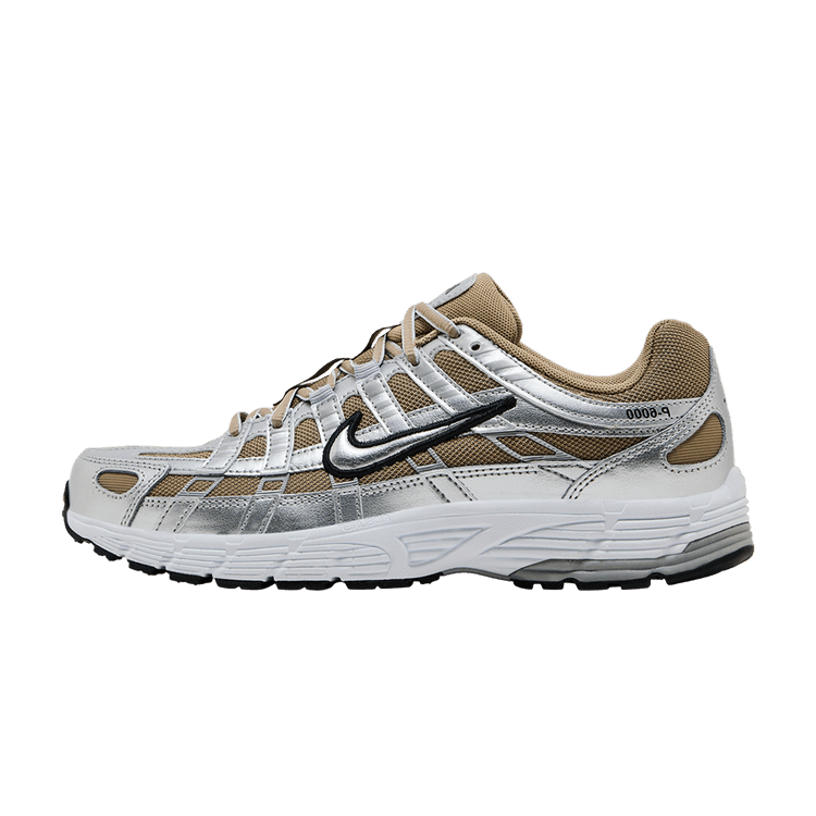 Nike P-6000 Khaki Metallic Silver