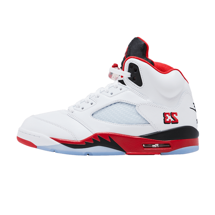 Jordan 5 Retro Fire Red Black Tongue (2025)