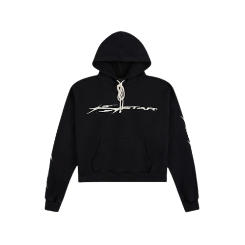 Hellstar Flame Hoodie Black