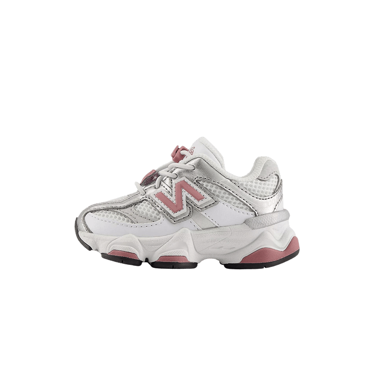 New Balance 9060 Bungee Lace White Rosewood Silver (TD)