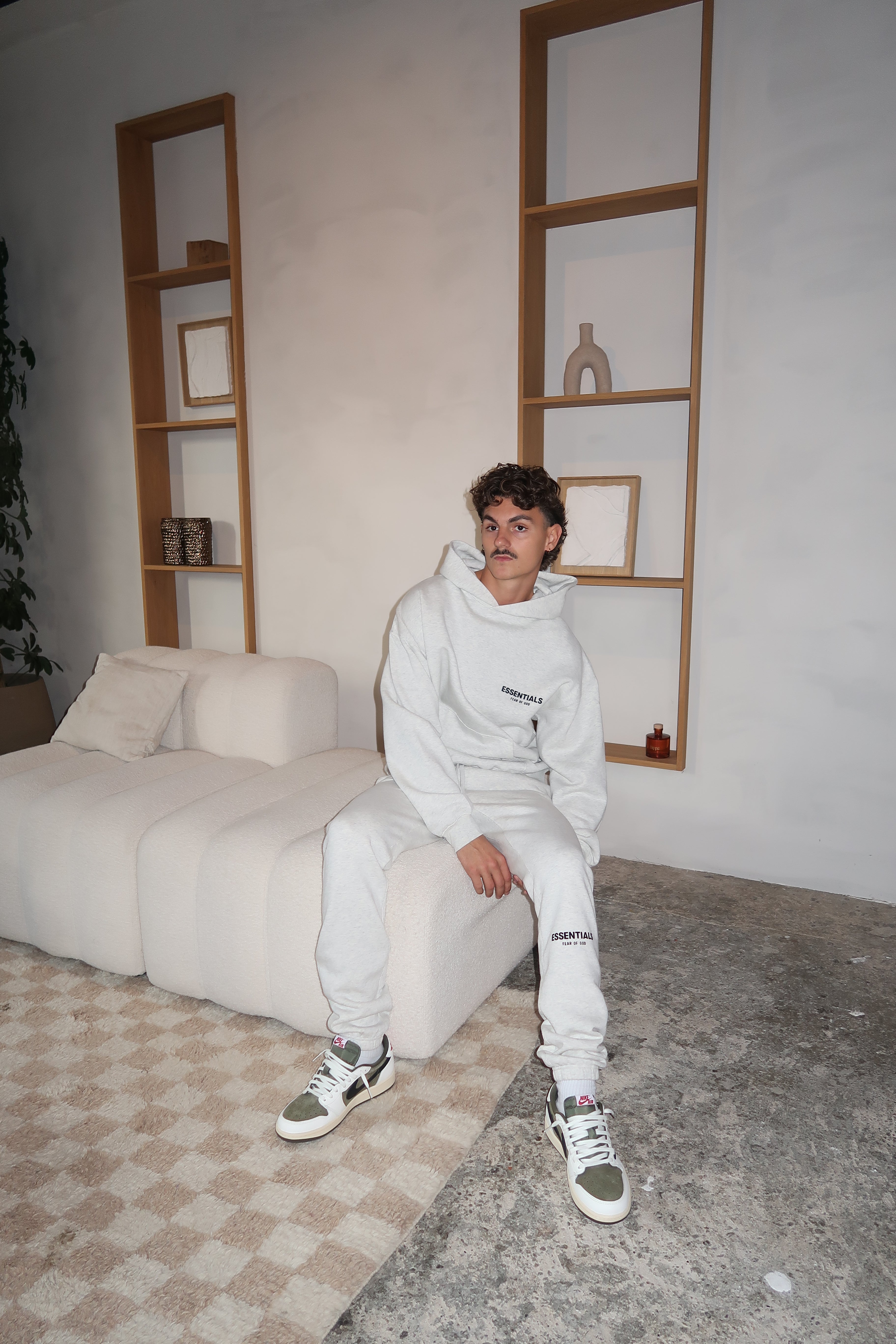 Fear of God Essentials Light Oatmeal Long Pants