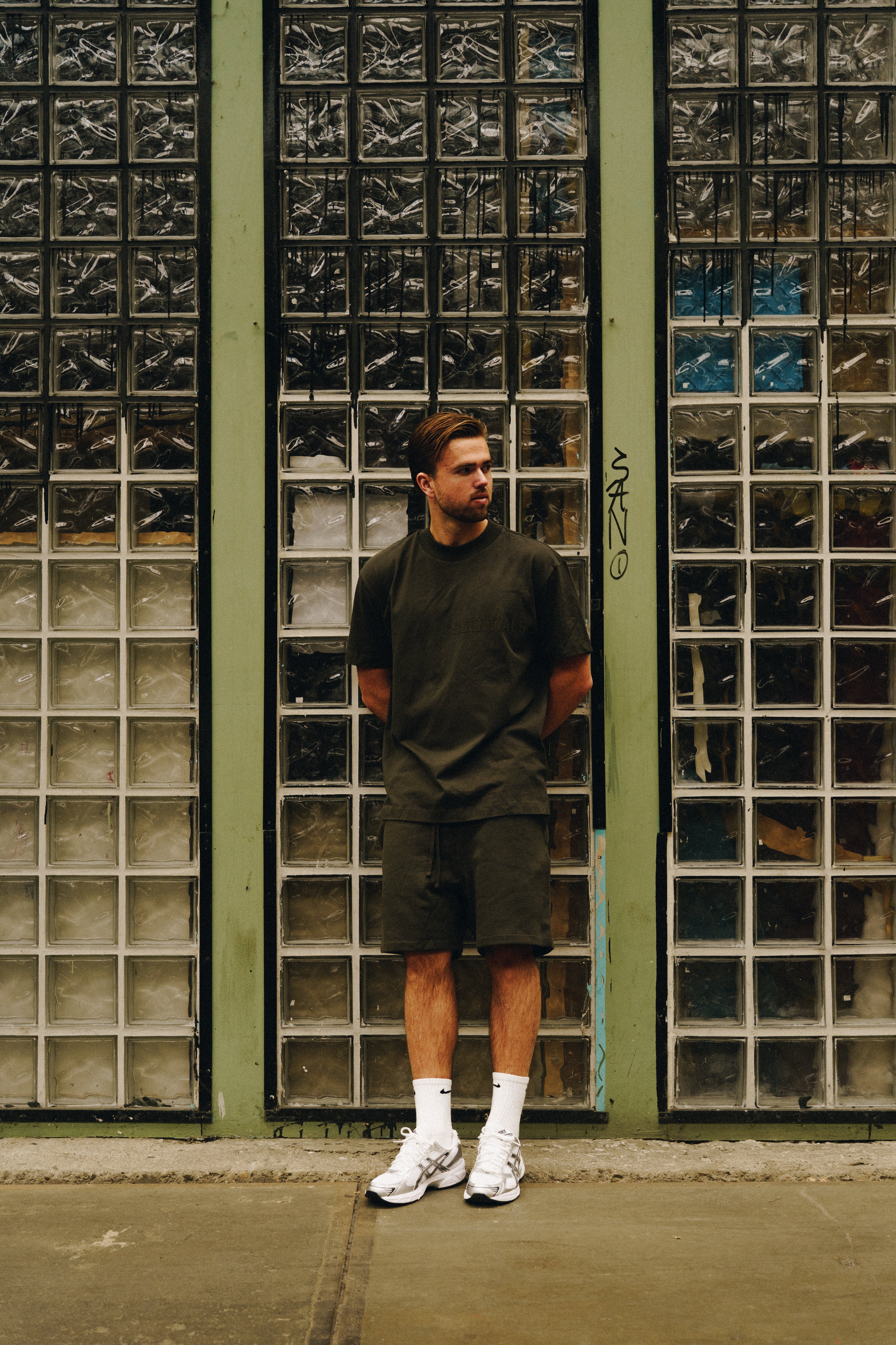 Fear of God Essentials Off Black Summer Set