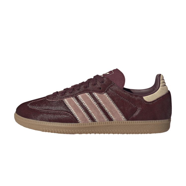 adidas Samba OG Maroon Sand Strata Pony