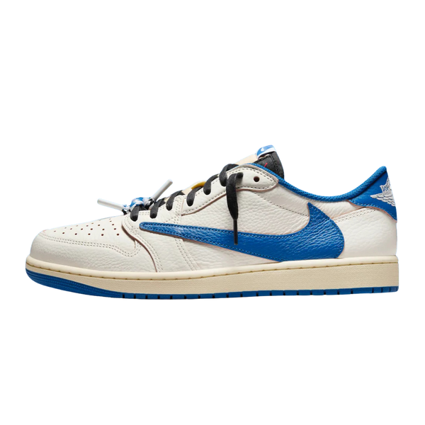 Jordan 1 Retro Low OG SP Fragment x Travis Scott Sail Military Blue