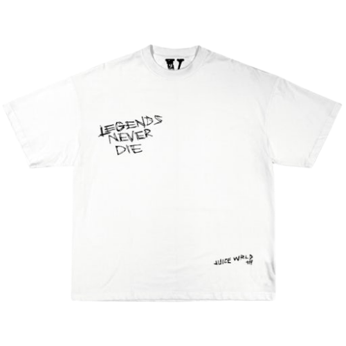 Juice Wrld x Vlone Legends Never Die T-shirt White