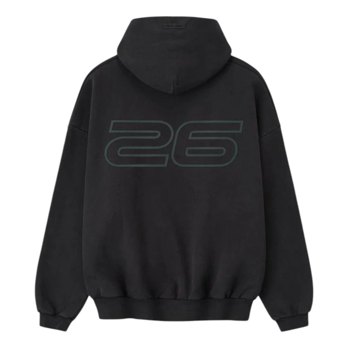Fear of God Essentials Heavy Fleece 90s Hoodie 'Vintage Black'