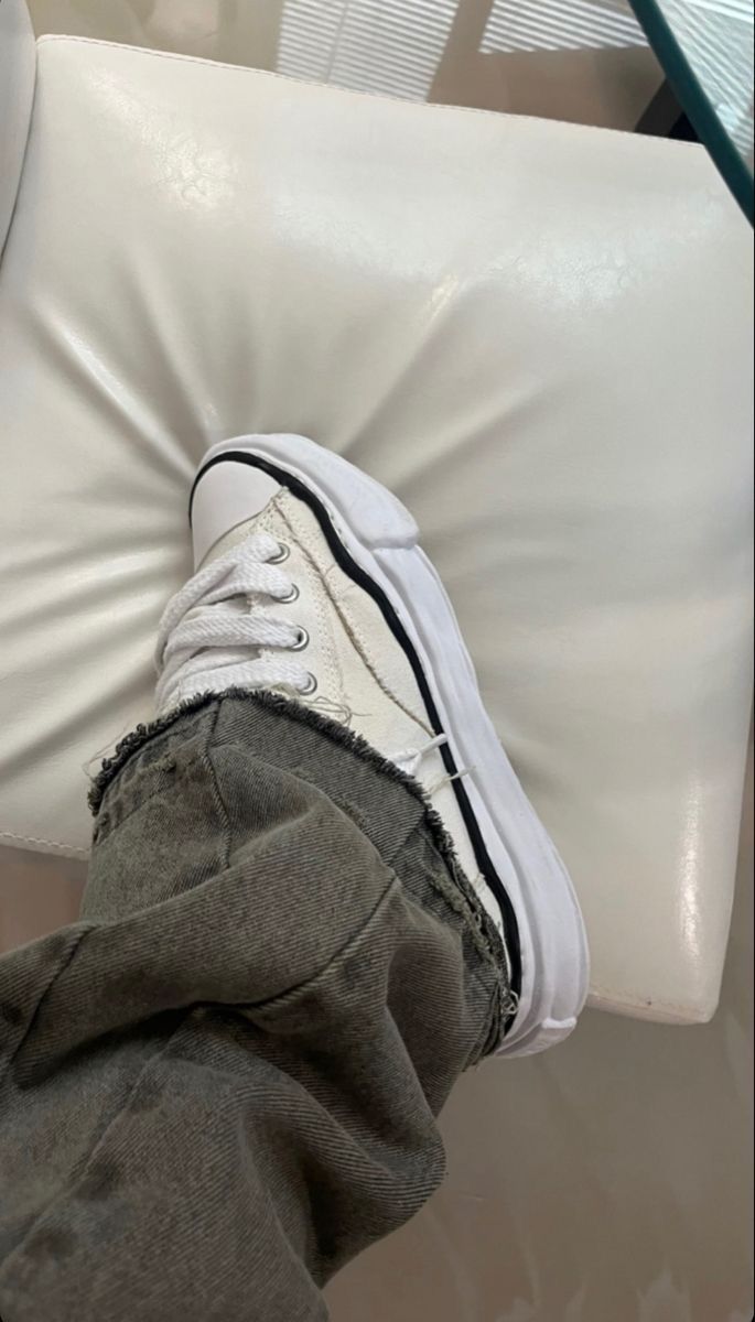 Maison Mihara Yasuhiro Peterson OG Sohle Canvas Low Weiß