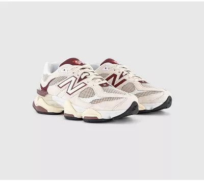 New Balance 9060 Linen Burgundy