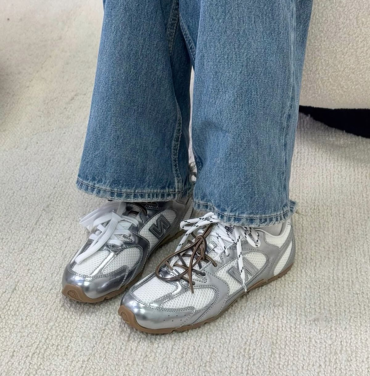 New Balance 530 SL Miu Miu Metallic Silver