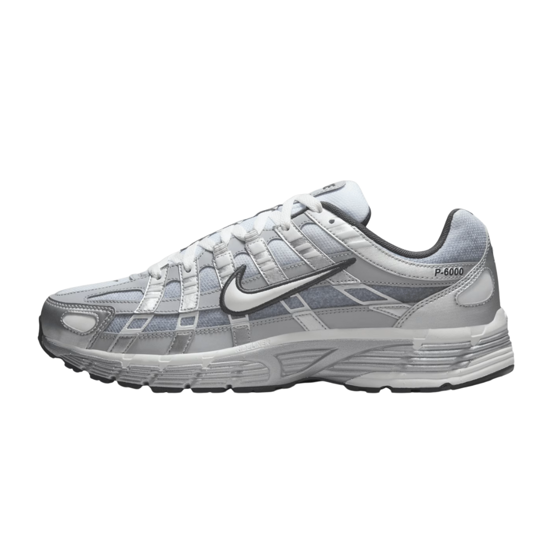 Nike P-6000 Metallic Silver Summit White-Wolf Grey