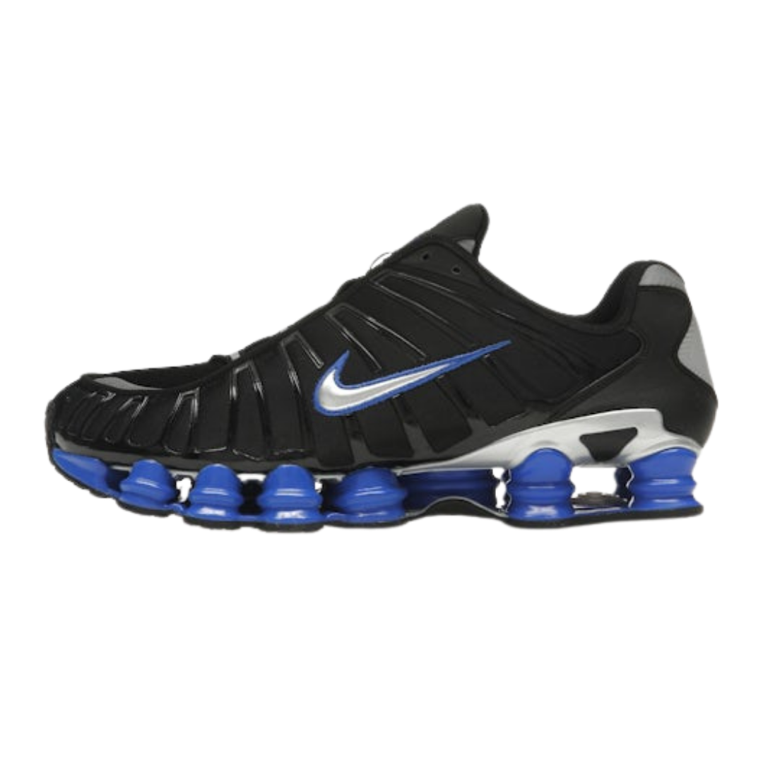 Nike Shox TL Black Racer Blue Metallic Silver