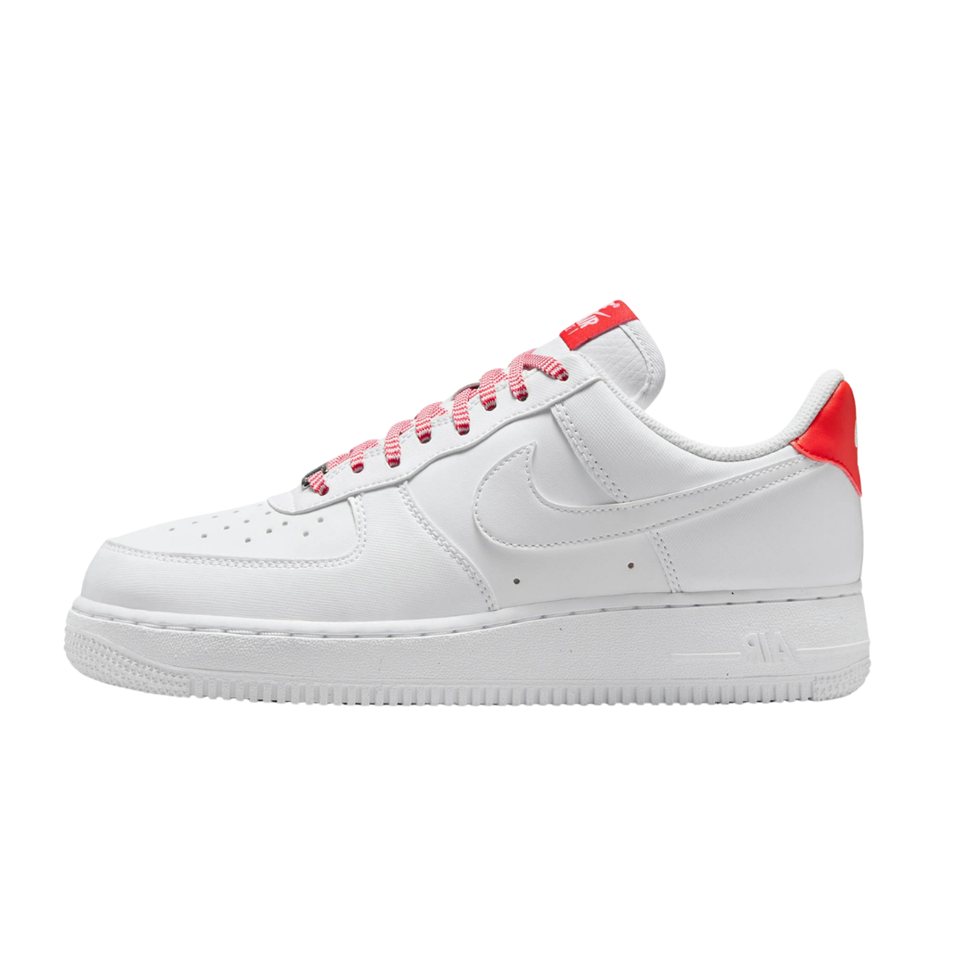 Nike Air Force 1 Low '07 White Pink Foam Metallic Silver Light Crimson