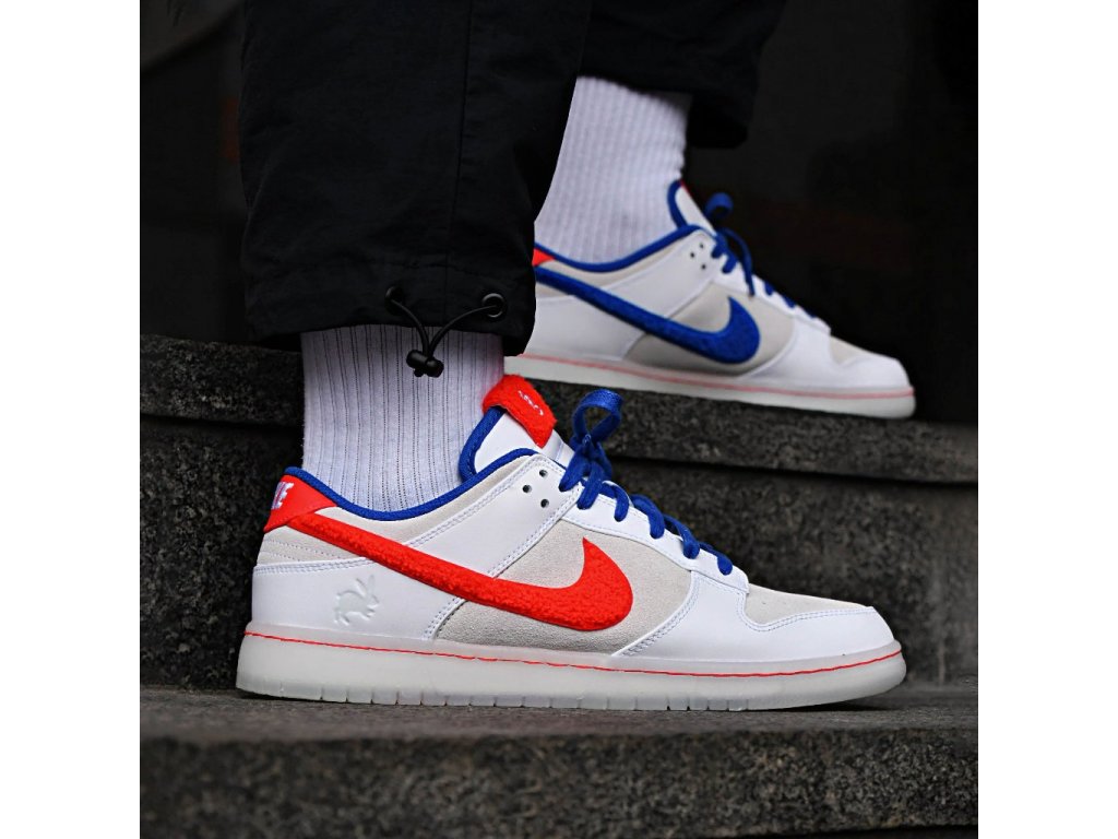 Nike Dunk Low Retro PRM Year of the Rabbit White Crimson
