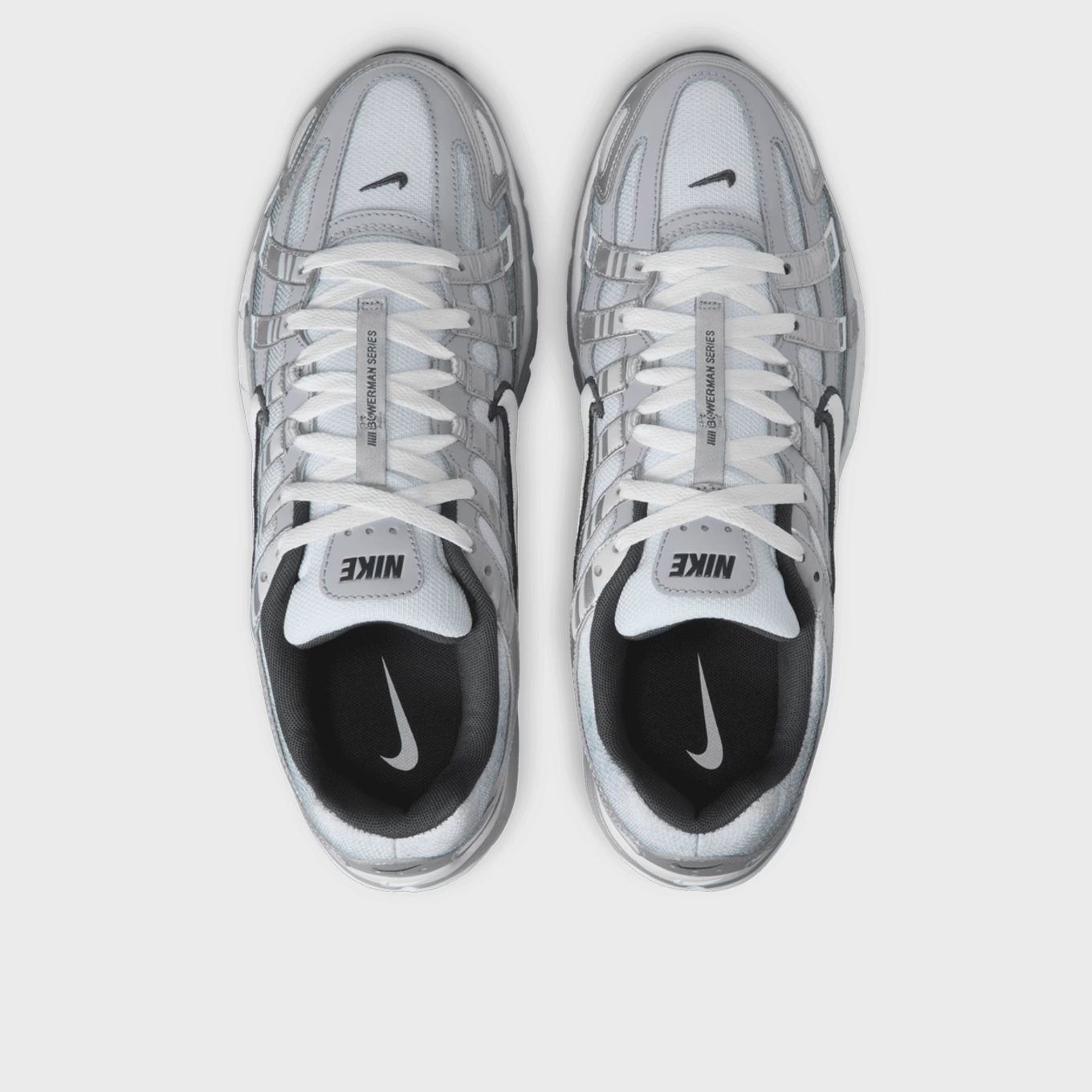 Nike P-6000 Metallic Silver Summit White-Wolf Grey
