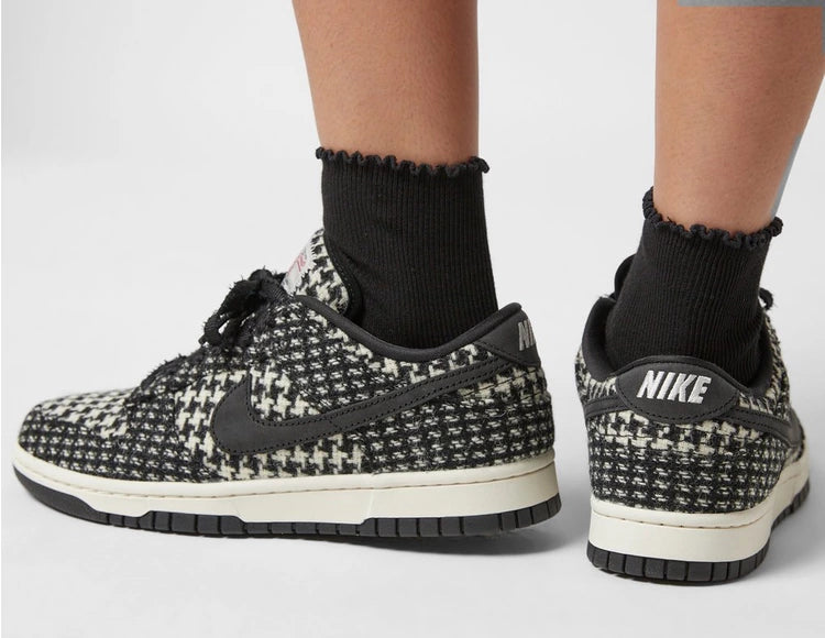 Nike Dunk Low Harris Tweed White Black Multi