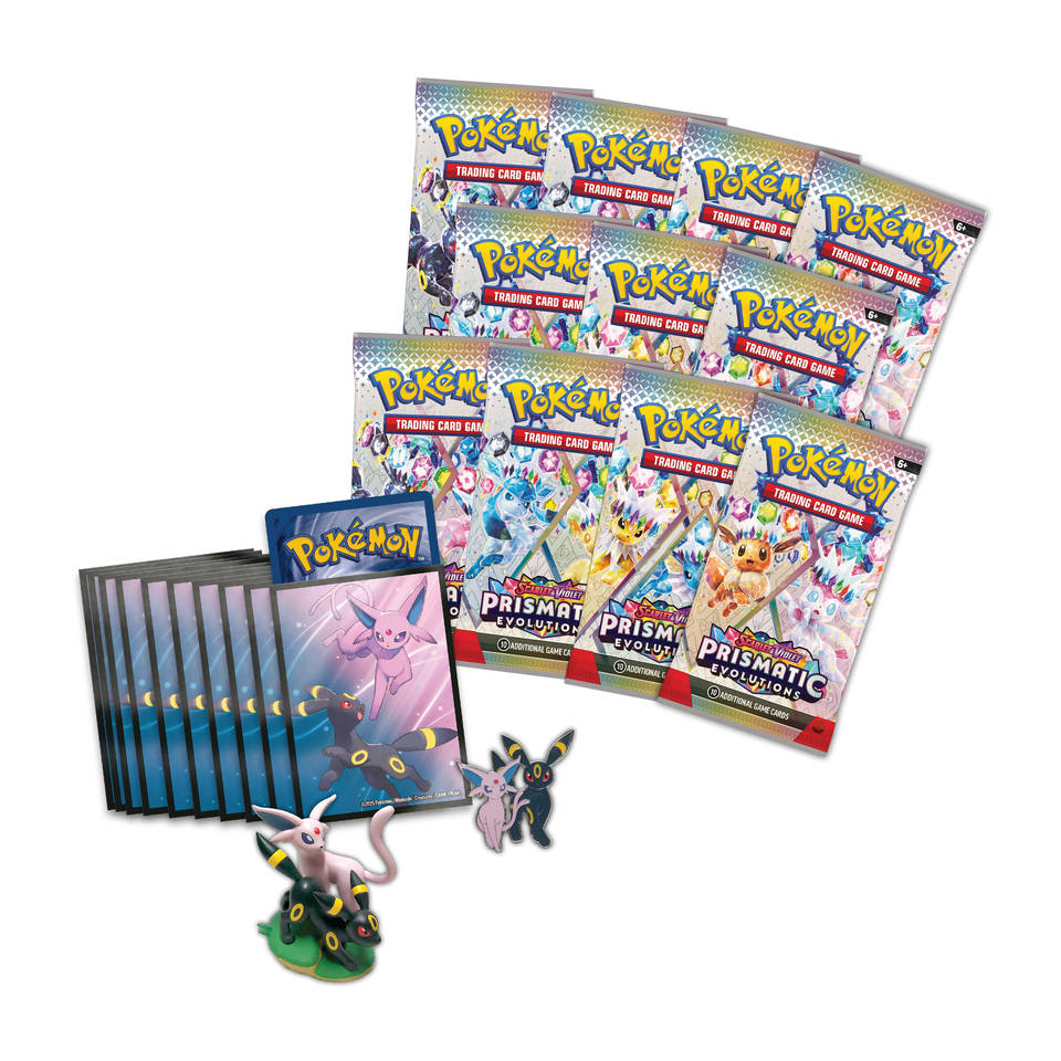 Pokémon Prismatic Evolutions Premium Figure Collection Box